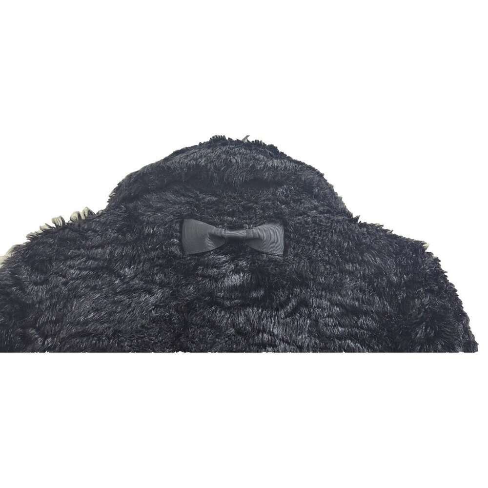 Kate Spade New York Faux Fur Coat Women’s M Elegant Textured Plush Winter Jacket - Picture 8 of 14